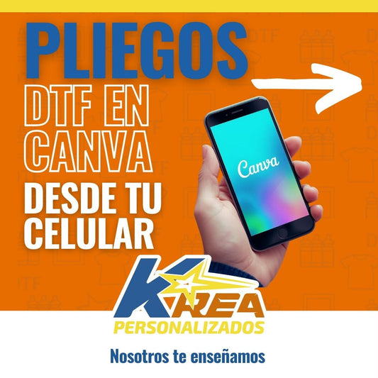 Como armar tus metros de DTF en Canva para Celular