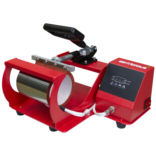 Plancha para sublimar tazas 1 estación + Paquete de diseños para tazas