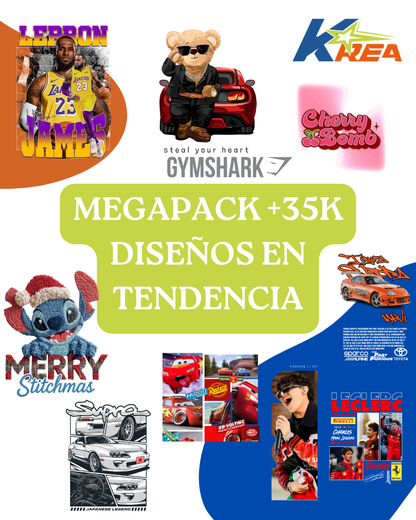 Mini Plancha Krea 6x10cm MEGAPACK +35mil diseños Incluido